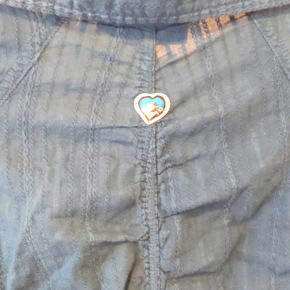 KUHL | Women's Button Down Shirt Green Size Medium - Picture 7 of 8